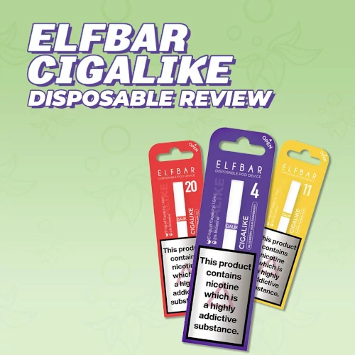 Review of Elf Bar Cigalike Disposable Pod. First look